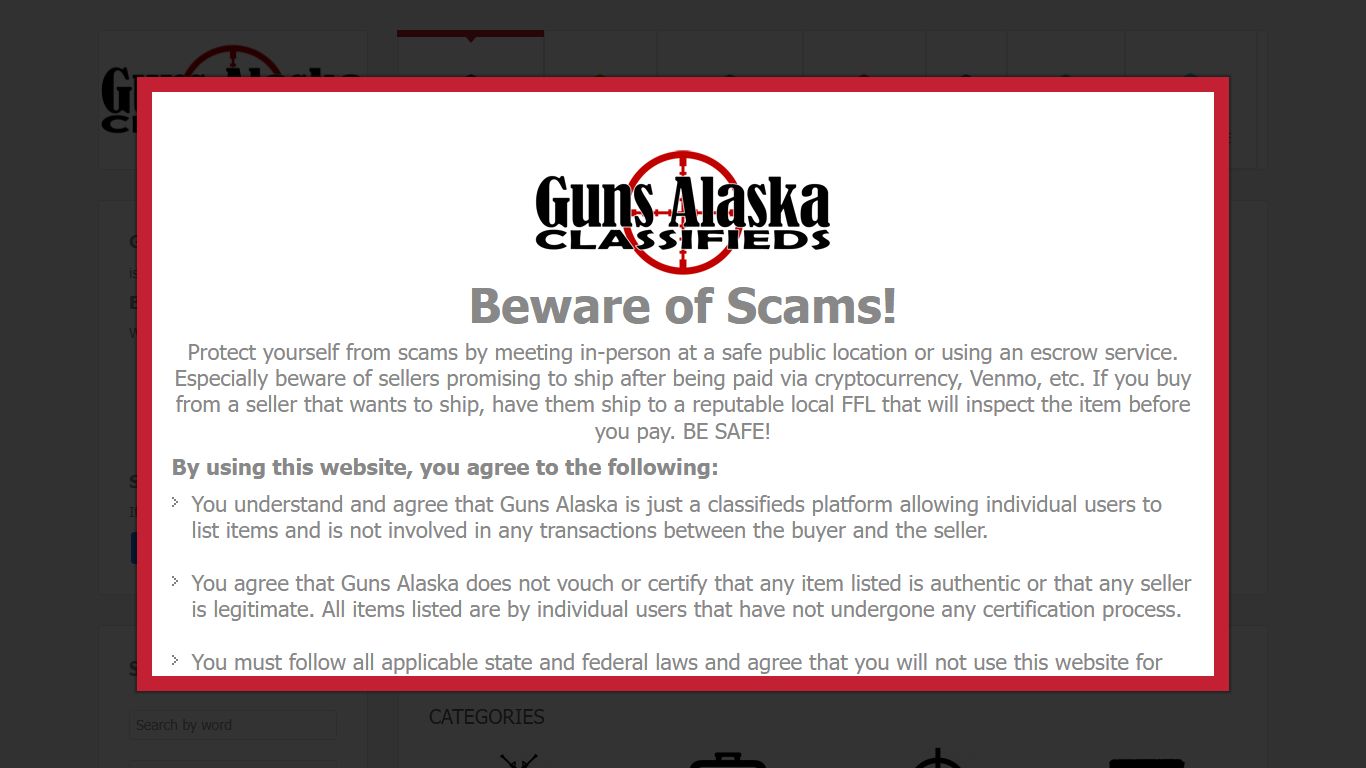 Guns Alaska FREE Classifieds | Buy Sell Trade Firearms & More